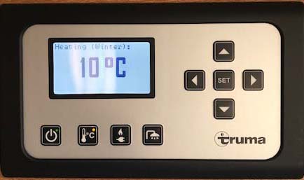 Truma Combi temperature setting
